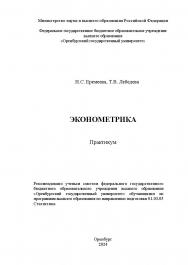 Эконометрика : практикум ISBN 978-5-7410-3281-7