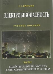 Электробезопасность. В 3-х ч. Ч. I. Воздействие электрического тока и электромагнитного поля на человека ISBN STGau0018