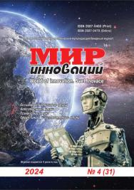 Мир инноваций ISBN ISSN 2687-0479